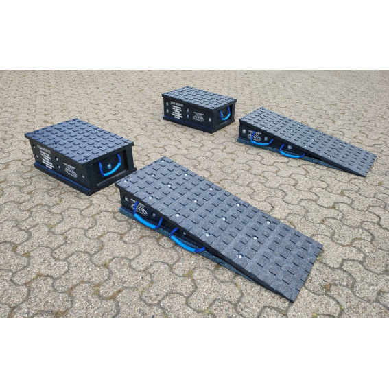 Auffahrrampe Set, 4 teilig, 1600 x 400 x 250 mm f. Raupenfahrzeuge 3 1625196 Product
