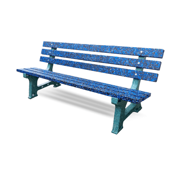 Parkbank_Blau_Kunststoff_RZ_GmbH
