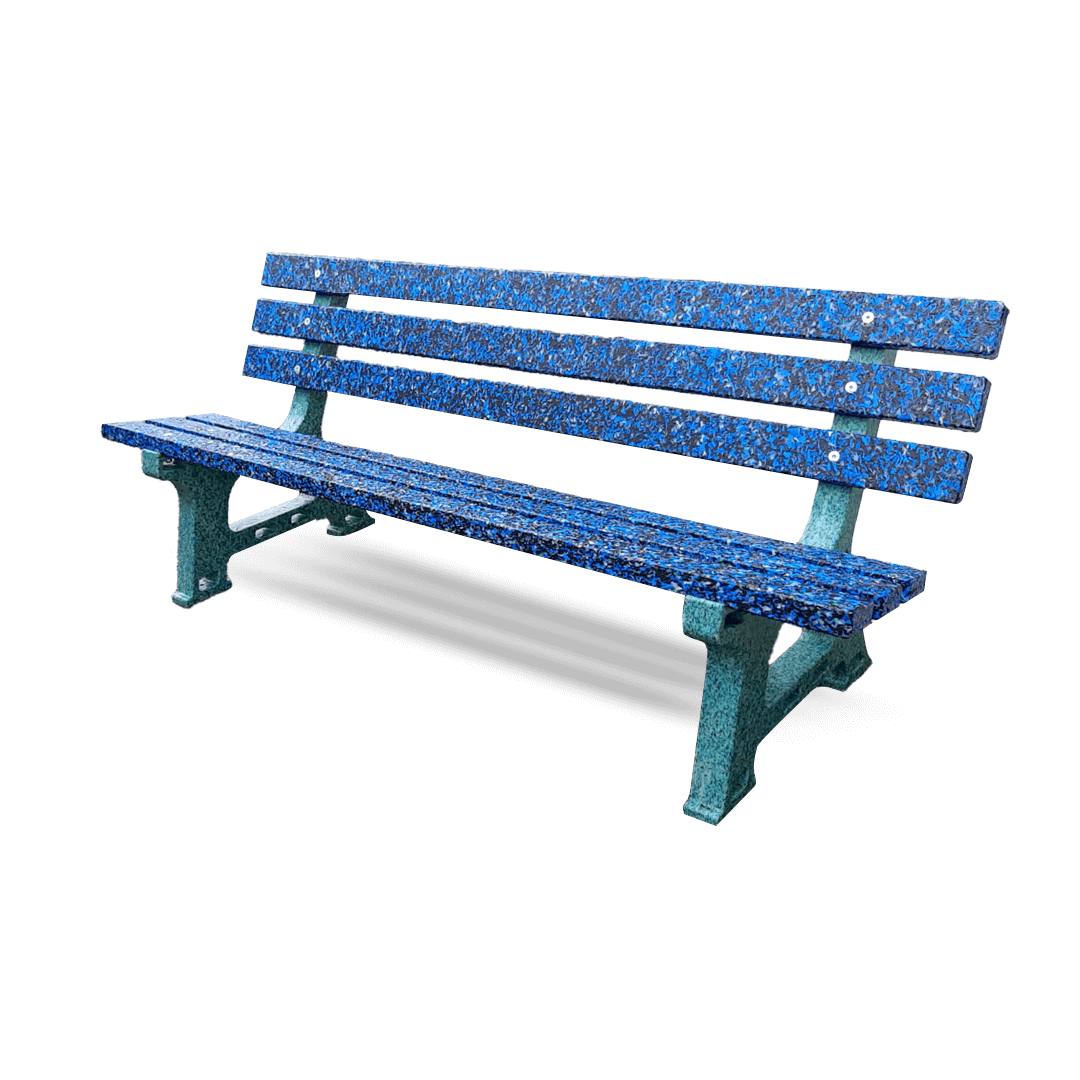 Upcycling einer Parkbank mit Kunststoff