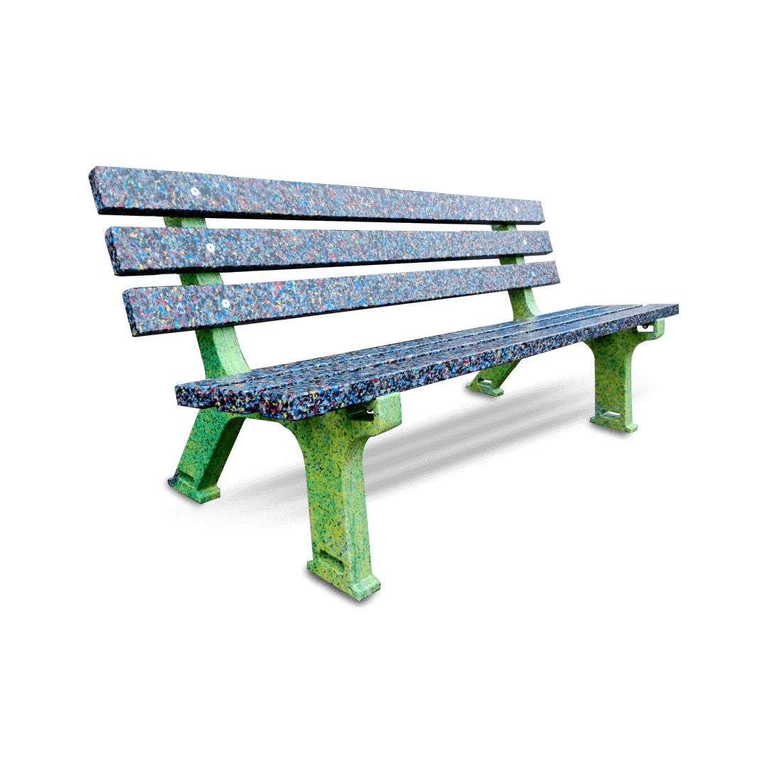 Parkbank für Kommunen aus Kunststoff, RZ Kunststoffe<br />