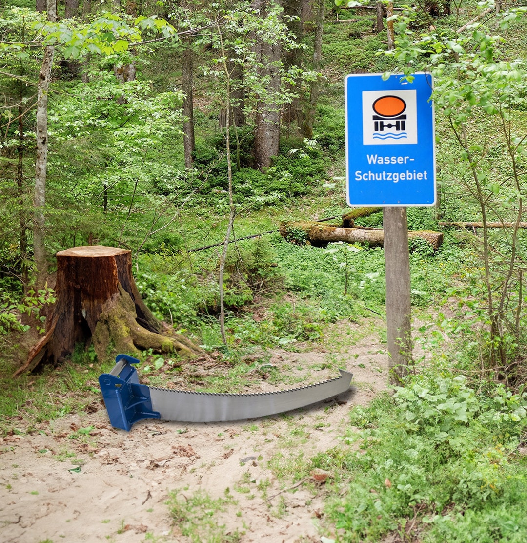 Wurzelsäge zum Baumwurzel entfernen RZ GmbH