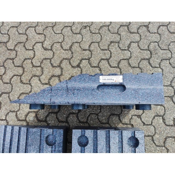 Rampe 1200 x 490 x 320 | 90 to. Set für Baggerverladung mit Querrippung 16 RZ60362- (27)