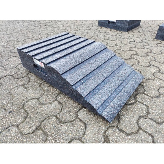 Rampe 1200 x 490 x 320 | 90 to. Set für Baggerverladung mit Querrippung 5 RZ60362- (36)