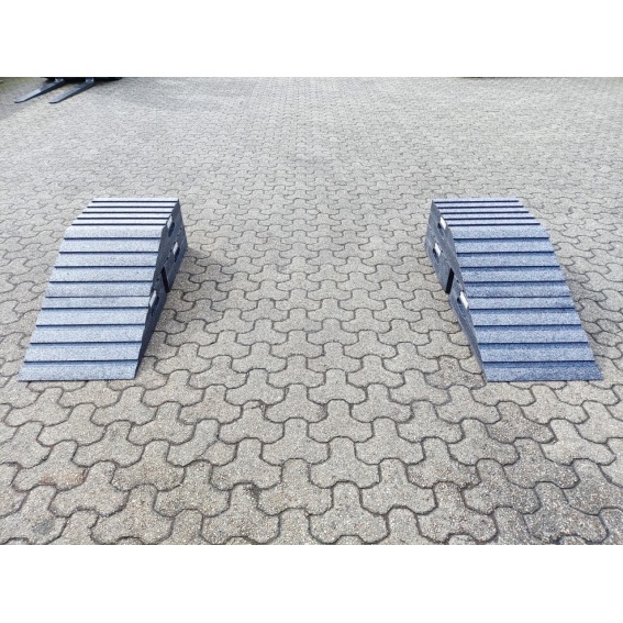 Rampe 1200 x 490 x 320 | 90 to. Set für Baggerverladung mit Querrippung 7 RZ60362- (2)