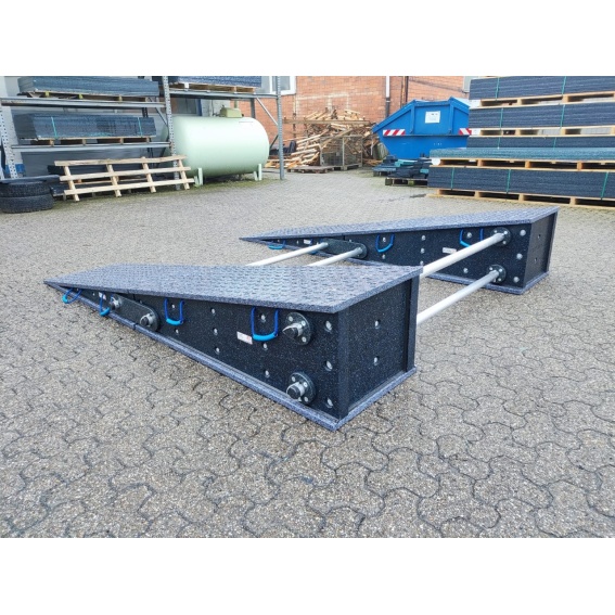 Schwerlastrampe, 2 teilig, 3000 x 600 x 500 mm, mit Verbinder 9 IMG_20230126_113816