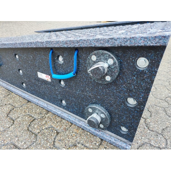 Schwerlastrampe, 2 teilig, 3000 x 600 x 500 mm, mit Verbinder 10 IMG_20230126_113825