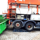 Containerrampe für Entsorgungsbetriebe | RZ GmbH Premium Auffahrrampe