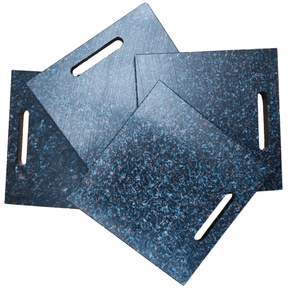 4er Set - RZ Stützplatten für Wohnwagen, Wohnmobil, Feldküchen und Verkaufanhänger 2 4er Set - RZ Stützplatten 245 x 245 x 10mm für Wohnwagen, Wohnmobil, Feldküchen und Verkaufanhänger - 1