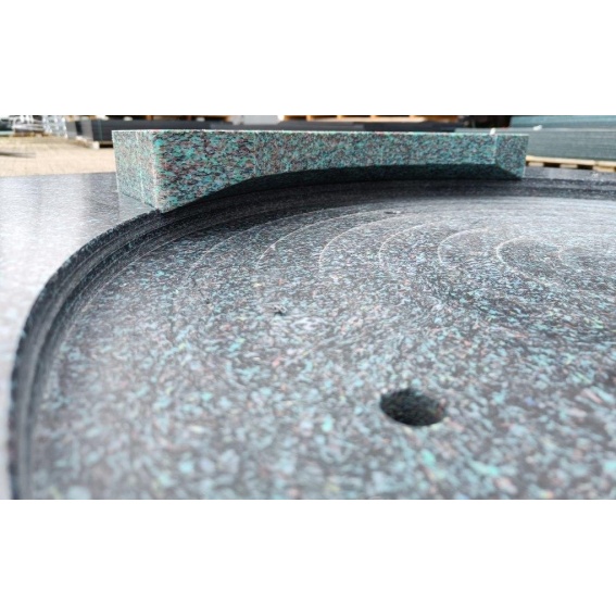 Stützplatte 1250x1000x100 für Demag AC 160 als Adapterplatte zu runder Originalstützplatte 6 IMG20220801140715