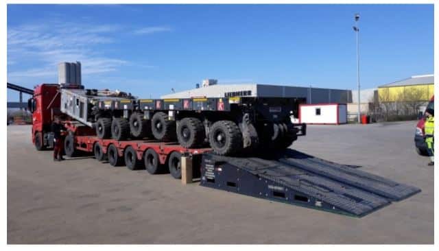 Schwerlast Verladerampe