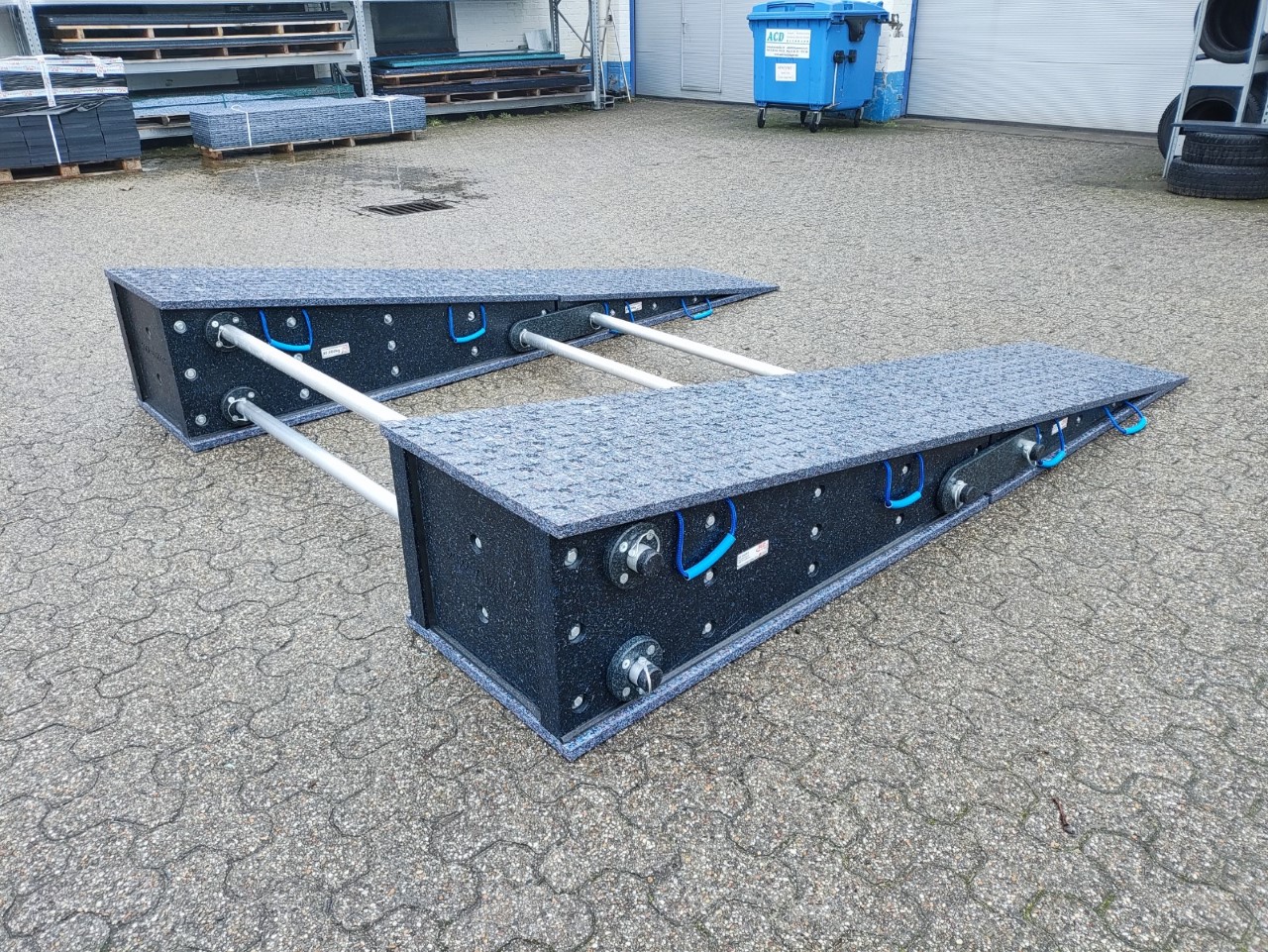 Schwerlastrampe 2 teilig