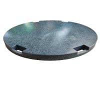 Stützplatte Rund