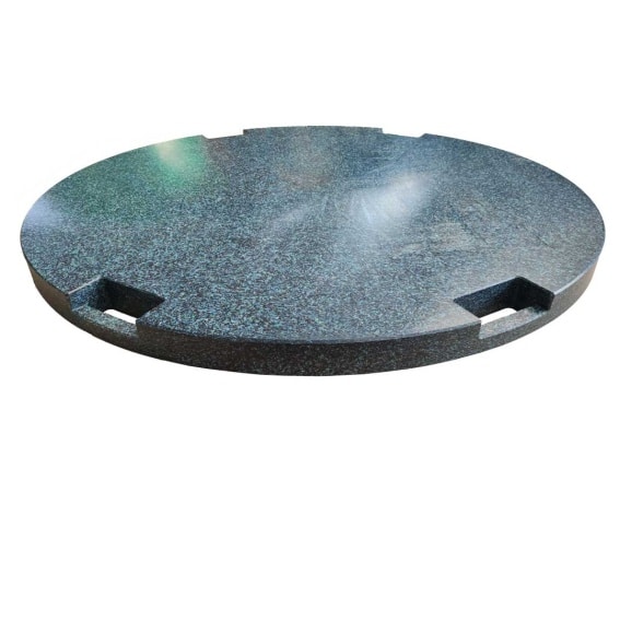 Stützplatte Rund